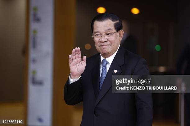 Hun San 1,748 President Of Cambodia Hun Sen Stock Photos, High-Res Pictures ...