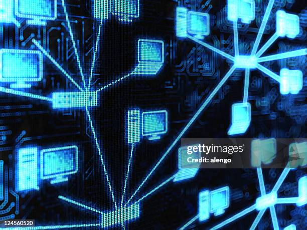 Computer Networking Imags Computer Network Diagram Stock-Fotos und Bilder - Getty Images