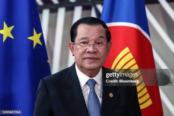 Hun San President Of Cambodia Hun Sen Photos and Premium High Res Pictures ...