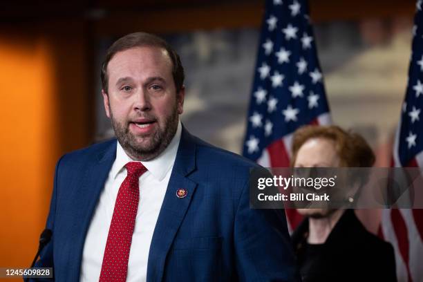 House Budget ranking member Rep. Jason Smith, R-Mo., speaks during the House GOP news conference on FY23 government funding on Wednesday, December...