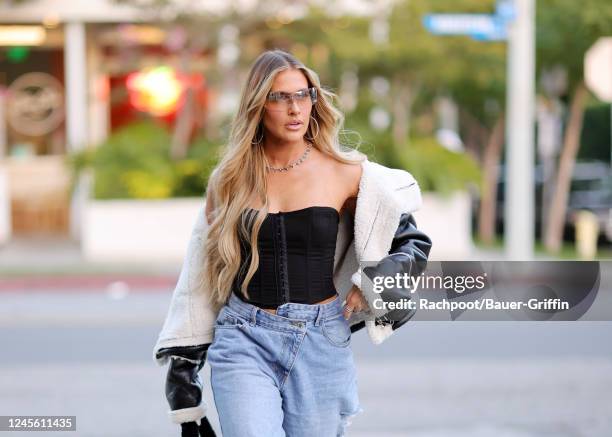 Barbie Blank is seen on December 01, 2022 in Los Angeles, California.