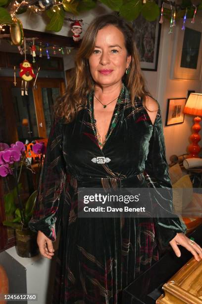 Jade Jagger attends the Jade Jagger Jewellery Christmas Drinks on December 14, 2022 in London, England.