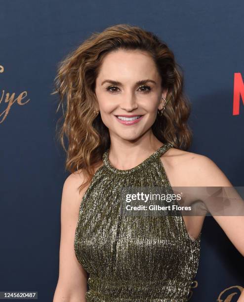 Rachael Leigh Cook at the premiere of Netflix's "The Pale Blue Eye" held at the DGA Theater on December 14, 2022 in Los Angeles, California.