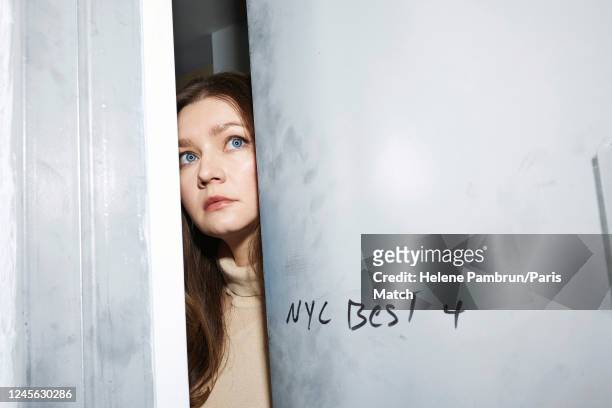 Anna Sorokin, aka Anna Delvey, a former con artist and fraudster is photographed for Paris Match on October 19, 2022 in New York, United States.
