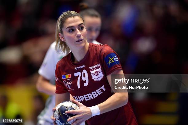 Estavana Polman of Rapid Bucharest in action during the EHF Champions League game between Rapid Bucharest and Gyor Audi ETO, sunday, December 11,...