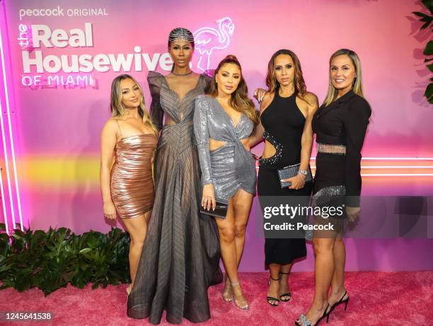 The Real Housewives of Miami S5 Premiere Event -- Pictured: Kiki Barth , Larsa Pippen , and guests at Cecconis at Soho Beach House on December 8,...