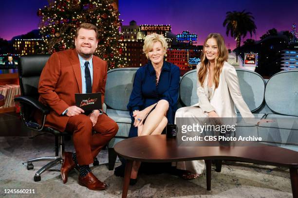 The Late Late Show with James Corden airing Thursday, December 15 with guests Jean Smart, Margot Robbie, and Mr Uekusa.