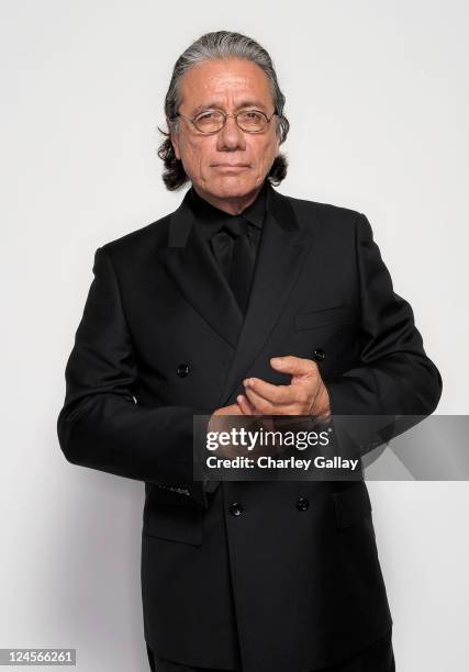 Actor Edward James Olmos poses for a portrait during the 2011 NCLR ALMA Awards held at Santa Monica Civic Auditorium on September 10, 2011 in Santa...