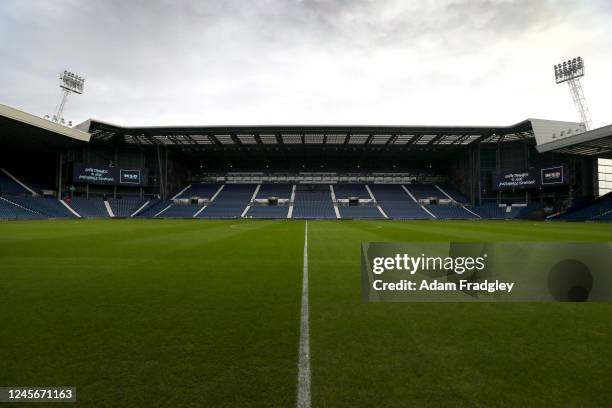 General view of the pitch looking towards East stand during the Sky Bet Championship between West Bromwich Albion and Rotherham United at The...