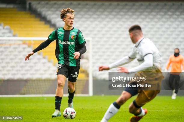 Adrien LOUVEAU of Lens during the Friendly match between Lens and Le Havre on December 17, 2022 in Lens, France.