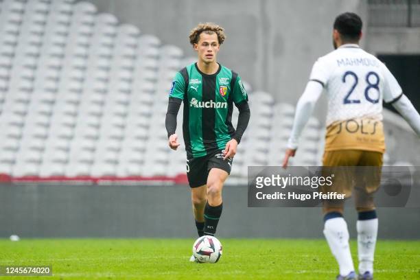 Adrien LOUVEAU of Lens during the Friendly match between Lens and Le Havre on December 17, 2022 in Lens, France.