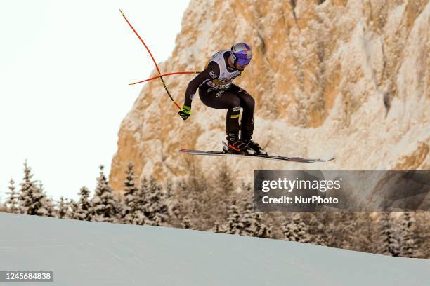 Dominik Paris during the Audi FIS Alpine Ski World Cup Men's downhill race, on Saslong slope on December 17, 2022 Val Gardena, Bozen, Italy.