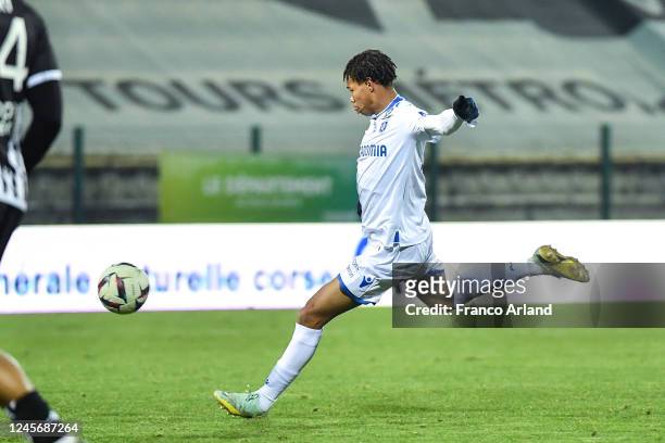 Kevin DANOIS of Auxerre during the Friendly match between Angers and Auxerre on December 17, 2022 in Tours, France.