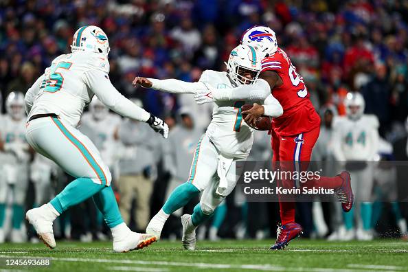 Shaq Lawson Of The Buffalo Bills Sacks Tua Tagovailoa Of The Miami shaq-lawson-of-the-buffalo-bills-sacks-tua-tagovailoa-of-the-miami