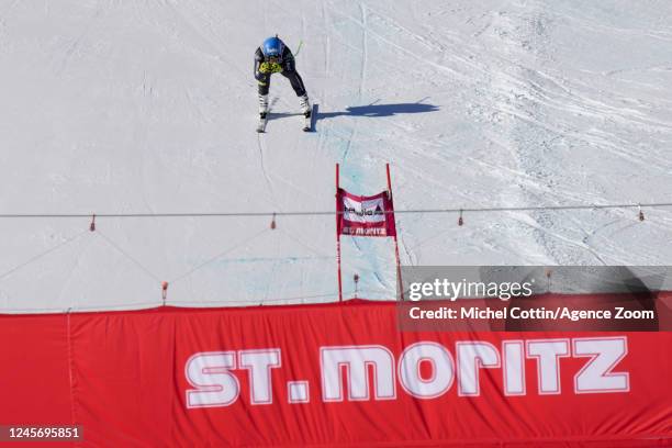 Elena Curtoni of Team Italy competes during the Audi FIS Alpine Ski World Cup Women's Super G on December 18, 2022 in St Moritz, Switzerland.