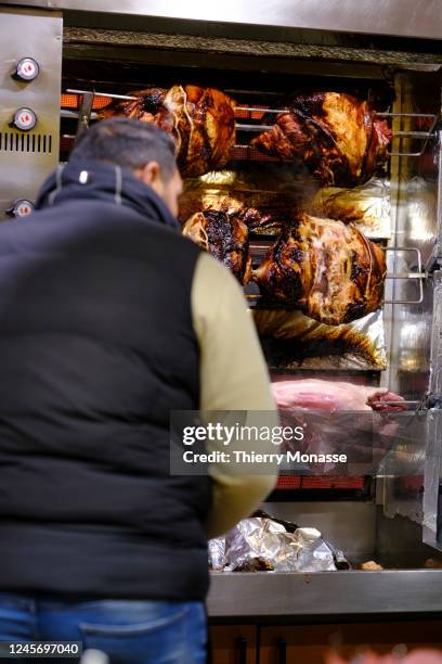 General view of the Christmas market on December 17, 2022 in Bonn, Germany. For 35 days, the Christmas market transforms the city center of Bonn into...