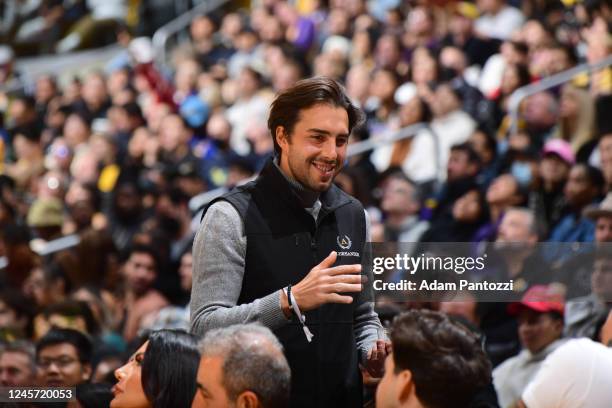 Former NBA player Sasha Vujacic attends a game between the Washington Wizards and the Los Angeles Lakers on December 18, 2022 at Crypto.Com Arena in...
