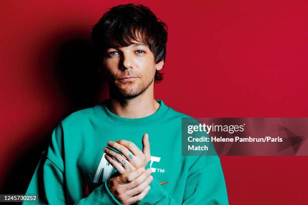 Singer Louis Tomlinson is photographed for Paris Match on October 17, 2022 in Paris, France.