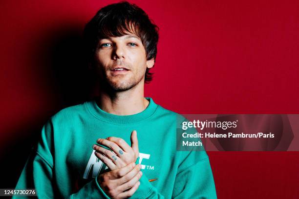 Singer Louis Tomlinson is photographed for Paris Match on October 17, 2022 in Paris, France.