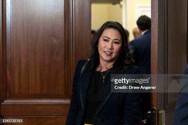 Rep. Stephanie Murphy departs the final meeting of the House Select Committee to Investigate the January 6 Attack on the U.S. Capitol in the Canon...