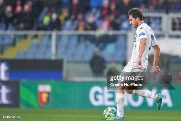 Luca Mazzitelli during the Italian soccer Serie B match Genoa CFC vs Frosinone Calcio on December 18, 2022 at the Luigi Ferraris stadium in Genoa,...