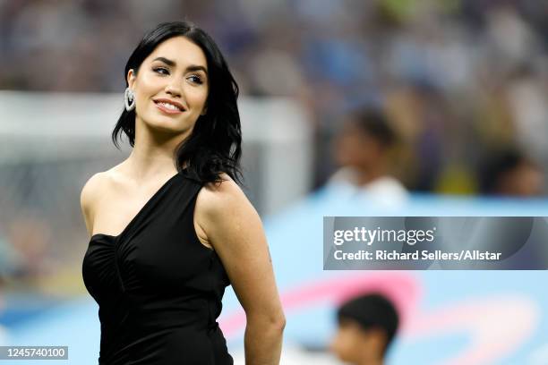 Lali Esposito, Argentina singing star before the FIFA World Cup Qatar 2022 Final match between Argentina and France at Lusail Stadium on December 18,...