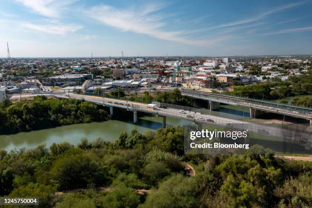 The McAllen-Hidalgo International Bridge in McAllen, Texas, US, on Tuesday, Dec. 20, 2022. Chief Justice John Roberts temporarily blocked the...