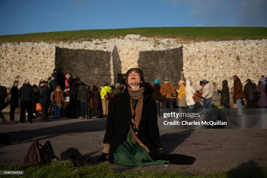 Winter Solstice at Newgrange Ancient Irish Burial Monument