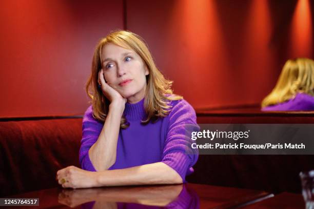 Actor Marianne Basler is photographed for Paris Match on November 15, 2022 in Paris, France.