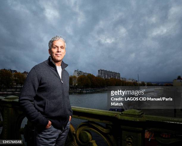 Film director Sami Bouajila is photographed for Paris Match on November 15, 2022 in Paris, France.