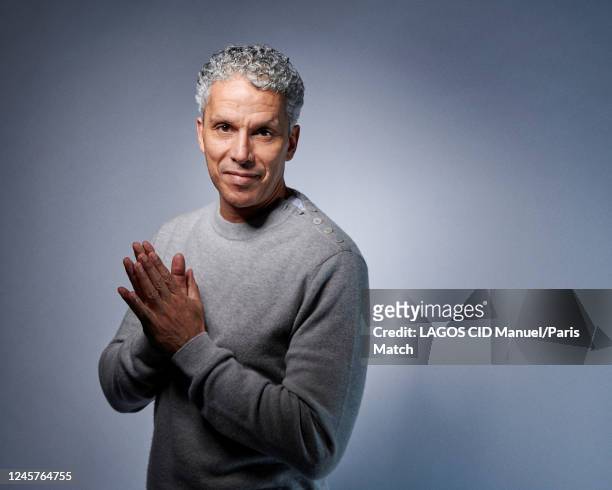 Film director Sami Bouajila is photographed for Paris Match on November 15, 2022 in Paris, France.