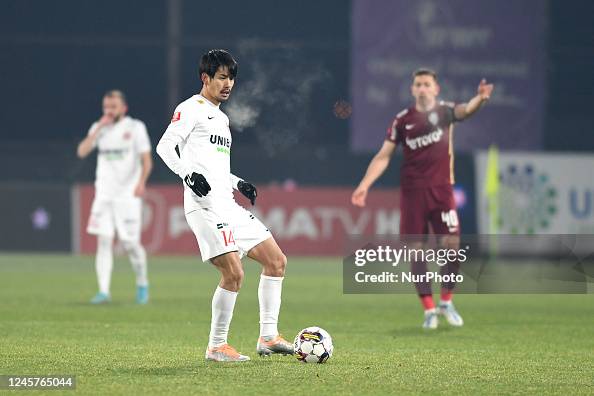 Sota MIno in action during Romania Superliga: CFR 1907 Cluj vs. FC News  Photo - Getty Images