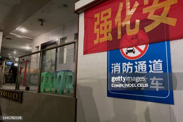 Bodies are pictured at a crematorium in China's southwestern city of Chongqing on December 22, 2022.