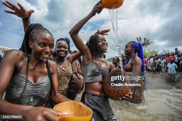 Suba ethnic group living on the Rusinga island, attend various activities as they gather to celebrate the "Rusinga Cultural Festival" at the Island...