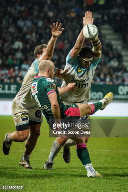 Daniel ROBSON of Section Paloise during the Top 14 match between Pau and Bayonne at Stade du Hameau on December 23, 2022 in Pau, France.