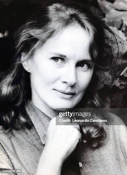 French actress Dominique Sanda, Milano, 13th February 1984.