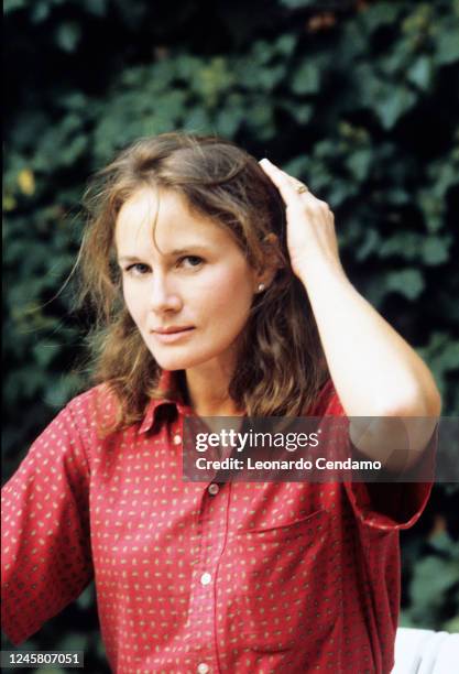 French actress Dominique Sanda, Milan, Italy, 13th February 1984.