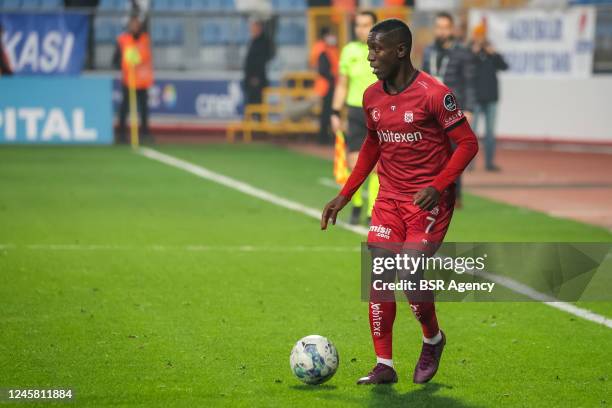 Max Gradel of Sivasspor during the Turkish Super Lig match between Kasimpasa SK and Sivasspor at the Recep Tayyip Erdogan Stadium on December 24,...