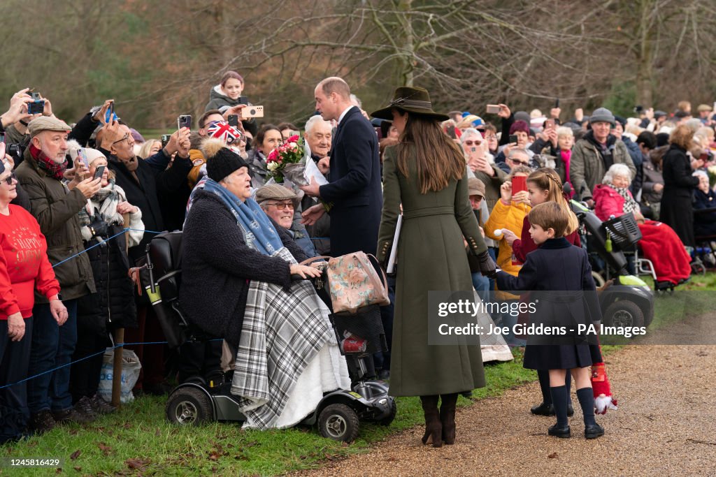 Royals attends Christmas Day Church service