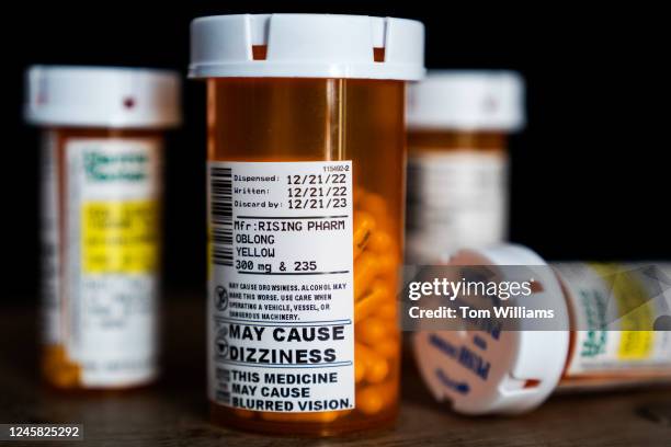 Prescription drugs are pictured in Washington, D.C., on Monday, December 26, 2022.