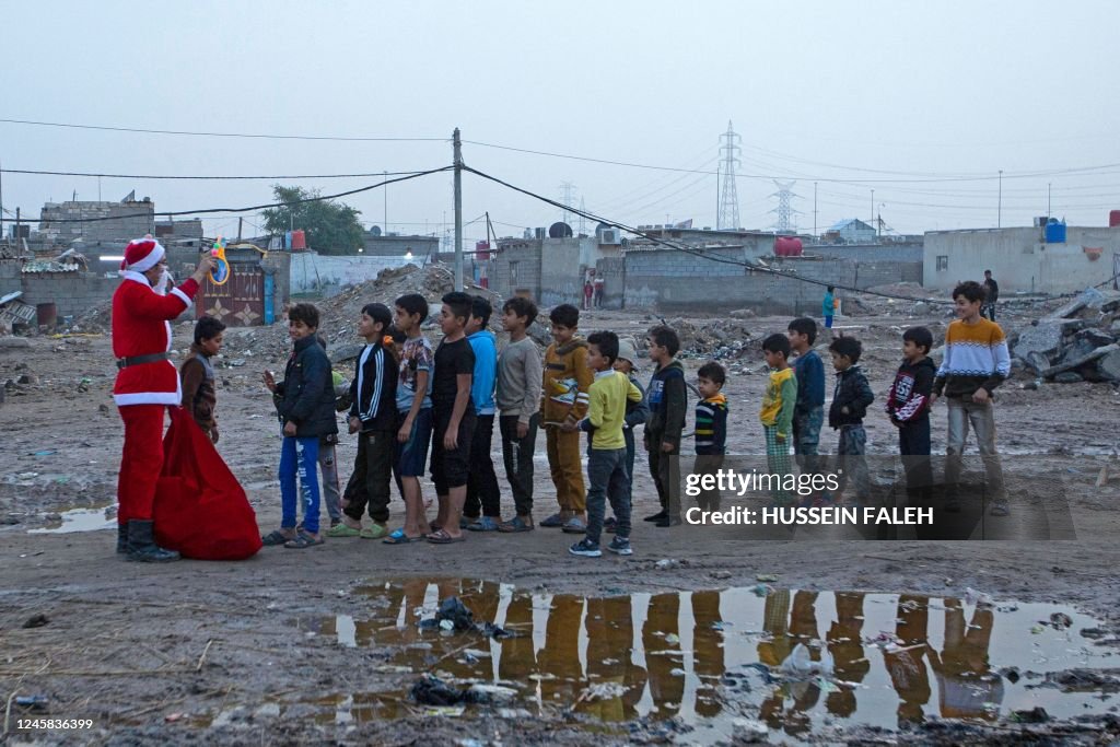 TOPSHOT-IRAQ-RELIGION-CHRISTMAS