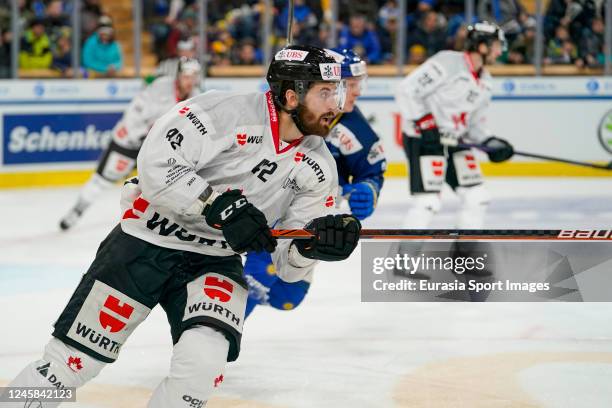 Brendan Perlini of Team Canada in action during the match between HC Davos and Team Canada at Hockey Club Davos on December 27, 2022 in Davos,...