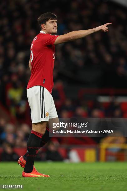 Harry Maguire of Manchester United during the Premier League match... News  Photo - Getty Images