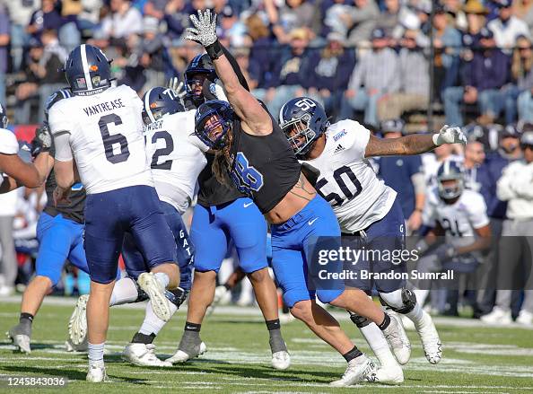 Damian Jackson of the Buffalo Bulls pressures Kyle Vantrease of the ...
