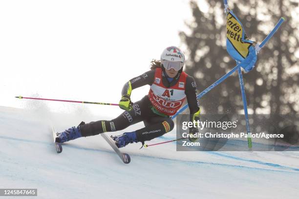 Marta Bassino of Team Italy competes during the Audi FIS Alpine Ski World Cup Women's Giant Slalom on December 28, 2022 in Semmering, Austria.