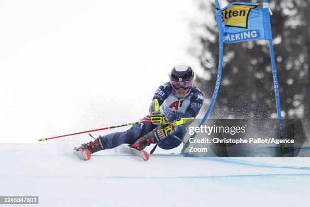 Paula Moltzan of Team United States competes during the Audi FIS Alpine Ski World Cup Women's Giant Slalom on December 28, 2022 in Semmering, Austria.