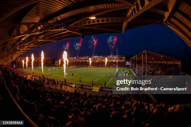 General view of The Stoop, home of Harlequins during the Gallagher Premiership Rugby match between Harlequins and Bristol Bears at The Stoop on...