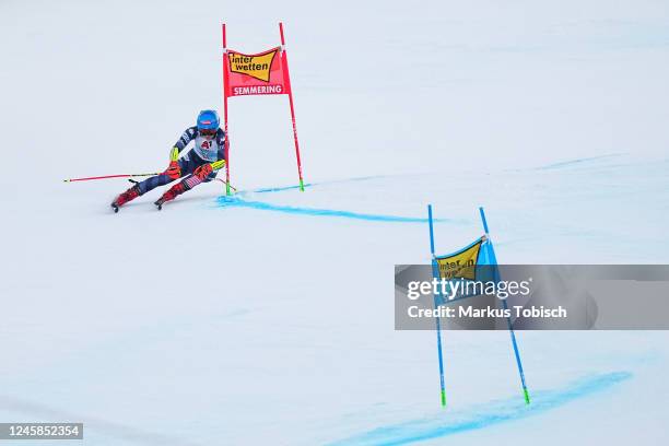 Mikaela Shiffrin of United States competes during the Audi FIS Alpine Ski World Cup Women´s Giant Slalom on December 28, 2022 in Semmering, Austria.