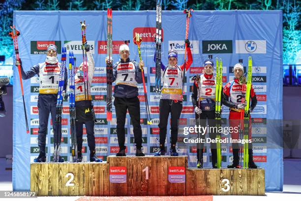 Philipp Nawrath of Germany, Vanessa Voigt of Germany, Fabien Claude of France, Julia Simon of France, Lisa Theresa Hauser of Austria and Felix...