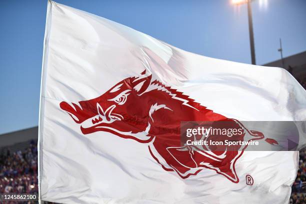Flying Arkansas Razorback 1,276 Arkansas Razorbacks Football Bowl Stock Photos, High-Res Pictures ...